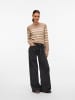 Vero Moda Strickpullover in Silver Mink