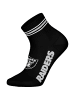 NFL Freizeitsocken Las Vegas Raiders Quarter in WHT/MGR/BLK