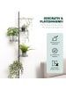 bremermann Teleskop-Blumenregal grau
