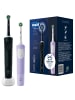 Oral-B Elektrische Zahnbürste "Vitality Pro + 2. Handstück" in Schwarz/Lila