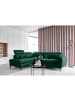 MF Design Nobel Recamiere Links in Flaschengrün -  (L) 265 x (B) 265 x (H) 100 cm
