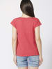 KOROSHI Kurzarm T-Shirt in LOLLIPOP ROT
