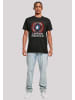 F4NT4STIC T-Shirt Marvel Captain America Flash Logo in schwarz