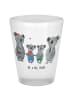 Mr. & Mrs. Panda Schnapsglas Koala Familie zwei ohne Spruch in Transparent