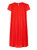 Betty Barclay Plisseekleid kurzarm in Red/Pink