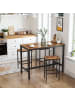 VASAGLE 4er-Set: Barhocker Barnet in Vintagebraun, Schwarz - (B)30 x (H)65 x (T)40 cm