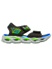 Skechers Sandalen "THERMO-SPLASH HEAT-FLO" in Schwarz / Blau / Lime