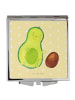 Mr. & Mrs. Panda Schminkspiegel Avocado Kern rollt ohne Spruch in Gelb Pastell
