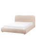 Beliani Doppelbett BLAGNAC in Beige - (W) 180 x (H) 98 x (L) 228 cm