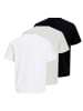 Jack and Jones 3er Pack T-Shirts Indiana Tee Crew-Neck in Mehrfarbig