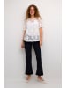 CULTURE Kurzarm-Bluse CUhenriette Relaxed fit in Spring Gardenia