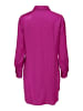 JACQUELINE de YONG Oversized Satin Hemd Bluse Lang Business Tunika JDYPARIS in Lila