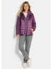 GOLDNER Steppjacke mit Ärmeln aus Softshell in beere