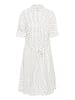 KAFFE curve Kleid KCdally Regular fit in Chalk W/ Black Dots