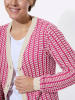 WITT WEIDEN Strickjacke in fuchsia-sand-gemustert