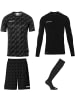 uhlsport  Trainingsanzug "Progressive Torwart Set" in Schwarz