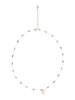 grassland Women Multi-Strand Necklace in Gold Aqua