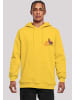 F4NT4STIC Hoodie Christmas Deer in taxi yellow