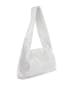 faina Damen Schultertasche Aus Kristallen in Silber