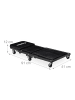 relaxdays Werkstatt-Rollbrett in Schwarz