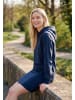Salzhaut Knielanges Kleid (Midi) AFFLUERN Navy