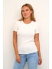 Kaffe T-shirt KAdrew Slim fit in Chalk