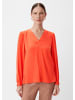 comma Bluse langarm in Orange