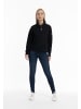 DreiMaster Maritim Sweatshirt-Troyer in Schwarz