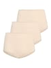 Teyli 3er pack: Damenhöschen mit mittlerer Leibhöhe Simi in beige