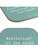 Mr. & Mrs. Panda Untersetzer Glas Spruch Innere Ruhe Kaffee mit ... in Meeresbrise