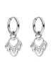 PURELEI Ohrringe Heart Silber