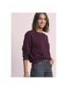 Street One Langarmshirt in rustic rouge mel.
