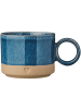 IB Laursen Keramik Tasse mit Henkel Heart in blau