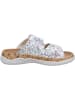 rieker Klassische Pantoletten in white-multi/ginger