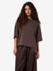 Noisy may T-Shirt in Chocolate Brown1