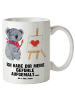 Mr. & Mrs. Panda Teetasse Koala Künstler mit Spruch in Weiß