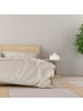 relaxdays Kosmetiktücher Box in Weiß/ Natur - (B)23 x (H)10 x (T)13 cm