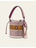 Oilily Metallic Stripe Beuteltasche 19 cm mauve orchid