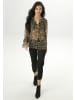 Aniston SELECTED Chiffonbluse in beige-schwarz-camel-gold