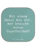 Mr. & Mrs. Panda Flaschenuntersetzer Spruch Super-Onkel mit Spruch in Meeresbrise