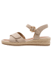 Tamaris WIDE FIT Sandalette in BEIGE SUEDE