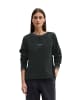 Marc O'Polo DfC Sweatshirt relaxed garment-dyed in Deep Night Blue