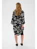 Kaffe Langarm - Hemd KAhildur Loose fit in Black Chalk Leaves