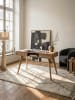 KADIMA DESIGN Schreibtisch 120x55x77 cm Eiche Dekor mit Stauraum