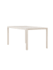 ebuy24 Gartentisch Giardini Beige 85 x 150 cm