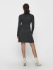 ONLY Strickkleid in Dark Grey Melange