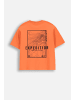 Coccodrillo T-Shirt mit kurzen Ärmeln in orange