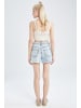 DeFacto Jeansshorts MOM FIT in Hellblau