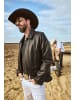 JP1880 Lederjacke in schwarz