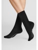 Hudson Socken Relax Soft druckfreier Bund in Black